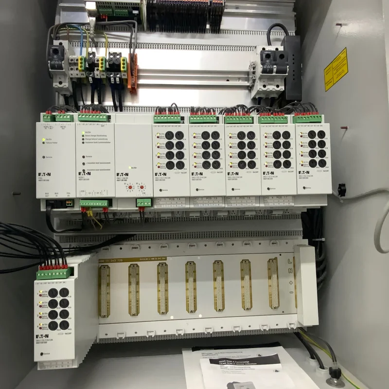 Detail einer Elektroverteilung