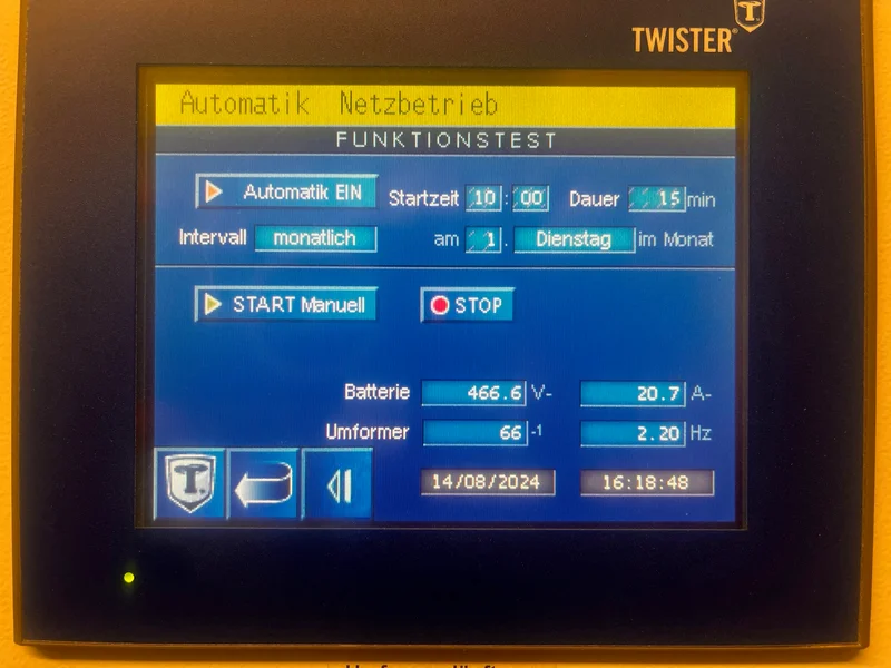 Bedienanzeige einer technischen Anlage
